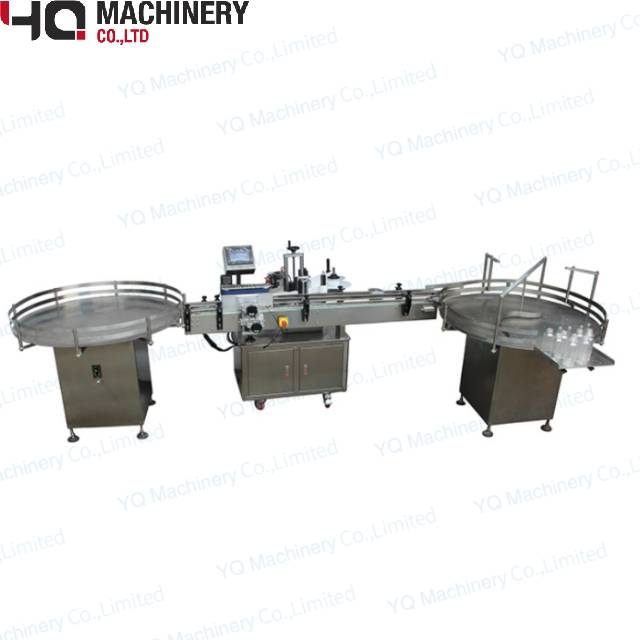 Bottle Labeling Machine With Pack On And Off Tables 