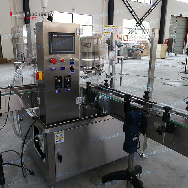 Small Bottle Filling And Capping Machine for Liquid Servo Piston Monoblock Fillers