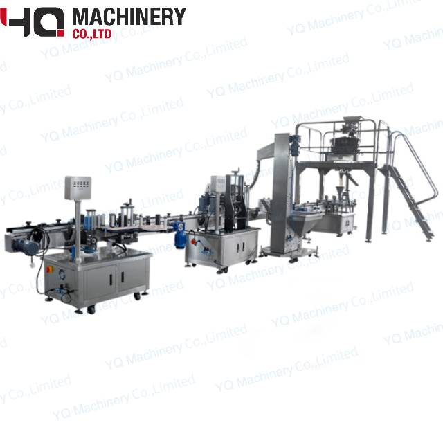 Turnkey Packaging Solutions For Jar Tin Can Vibratory Weigh Filling Machines