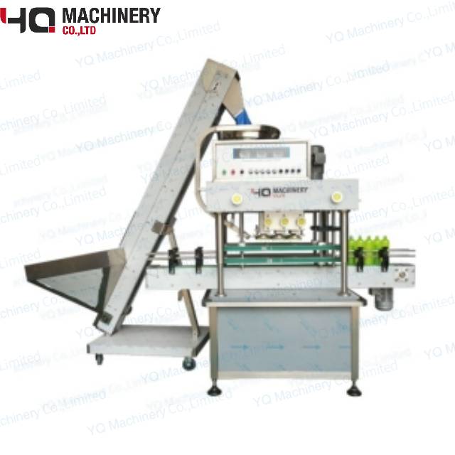 Spindle Capping Machine With Cap Vibratory Bowl And Elevator 